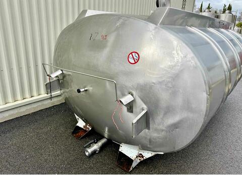 Stainless steel tank - Horizontal oval - Storage