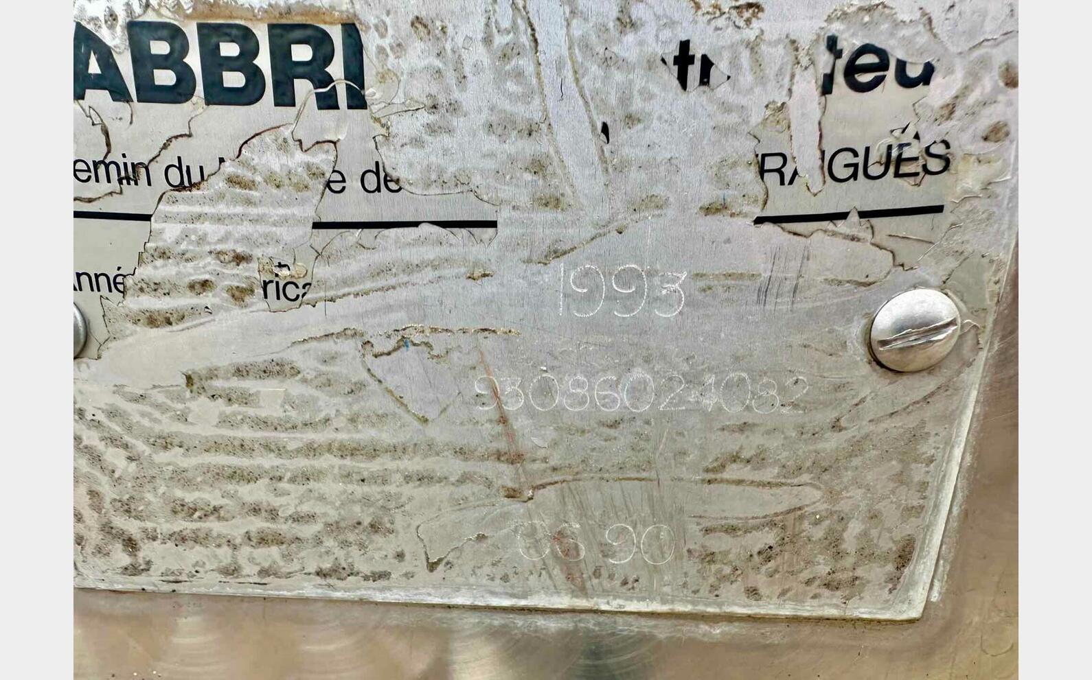 Press 30 HL (3,000 litres) FABBRI