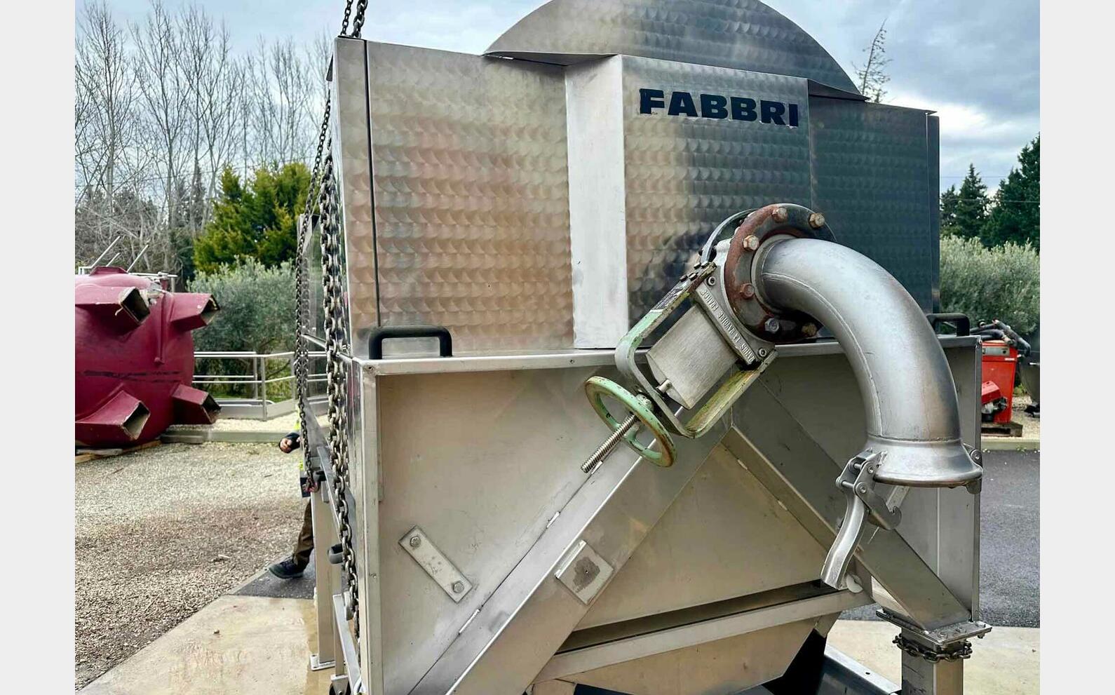 Pressoir pneumatique INOX 30 HL (3 000 litres) FABBRI