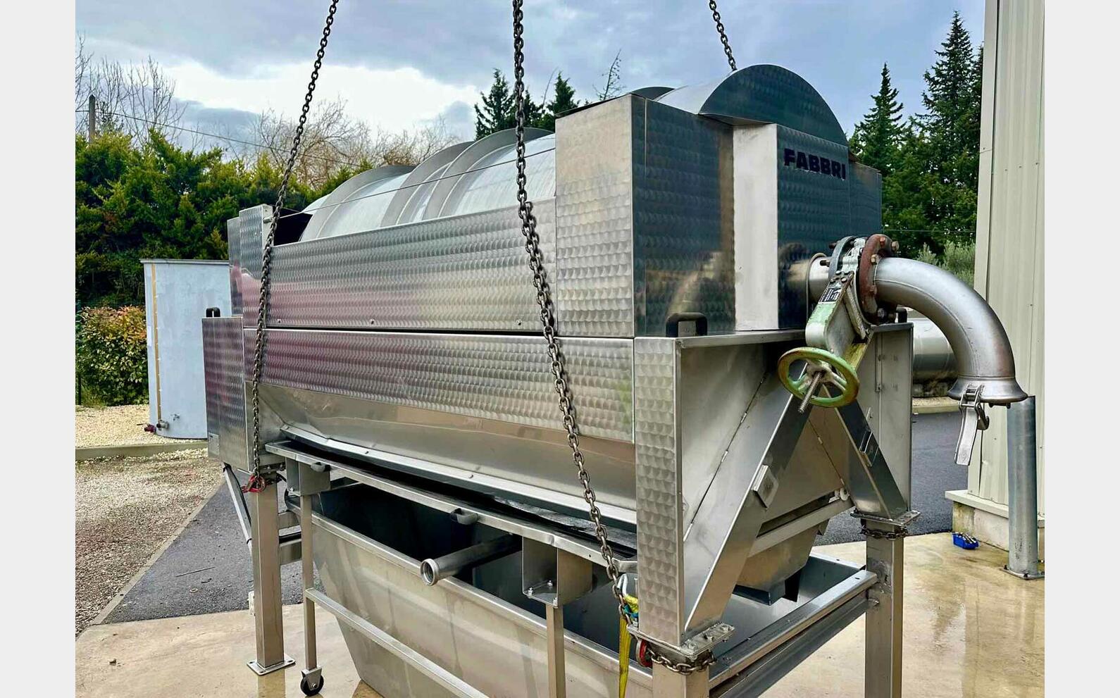 Pressoir pneumatique INOX 30 HL (3 000 litres) FABBRI