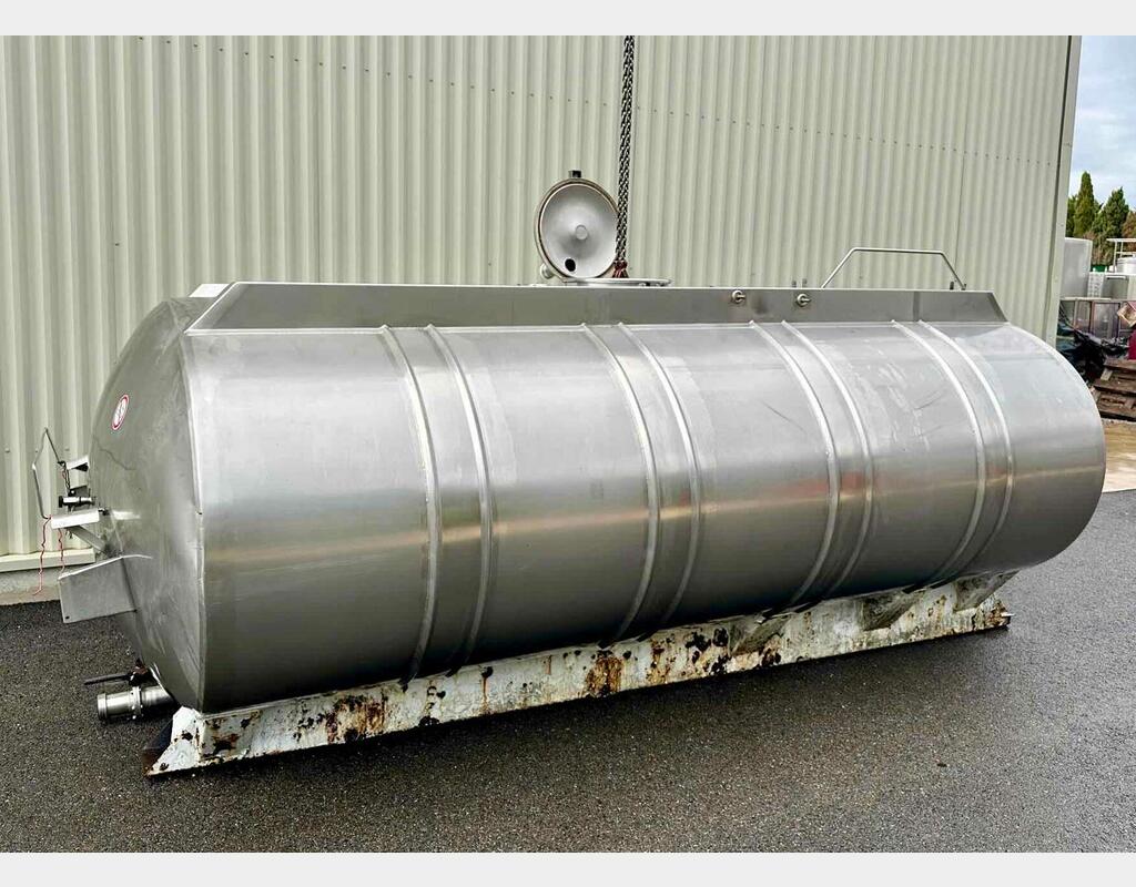 Cuve inox - Ovale horizontale - Stockage