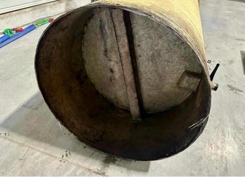 Fibreglass tank - Floating lid - On skirt