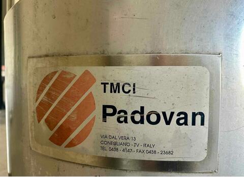 Cuve inox avec agitateur - Sur châssis - Fond conique