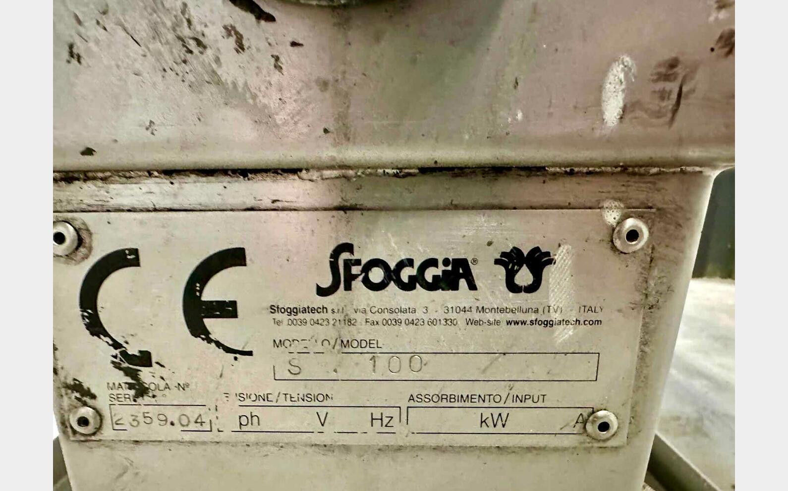 Filtre &agrave; plaques - 100 plaques 400x400 SFOGGIA