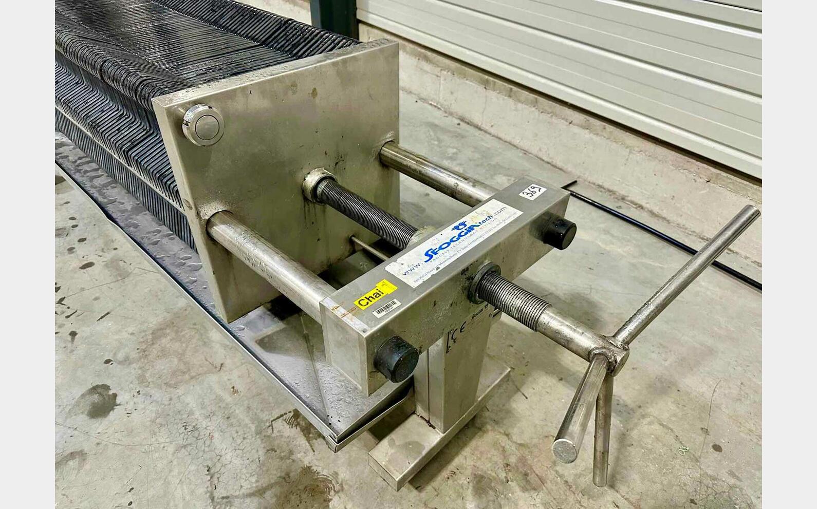 Plates Press filter - 100 plates SFOGGIA