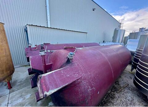 Cuve fibre de verre - Fond bombé sur pieds