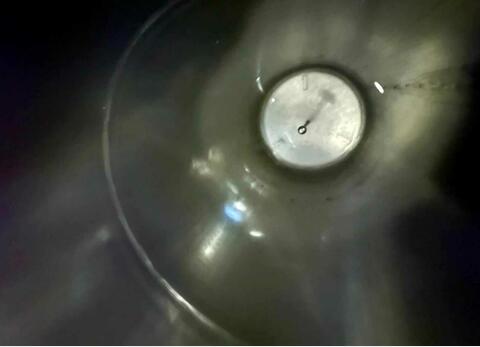 Stainless steel tank on legs 12 HL