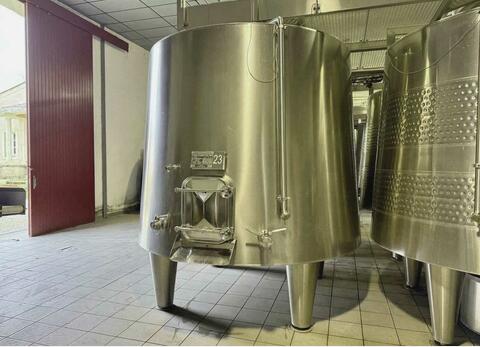 Cuve inox 304 tronconique modele ST - Thermorégulée et isolée
