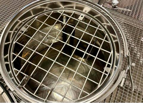 Stainless steel truncated cone tank ST 79 HL (7 900 litres) SERAP