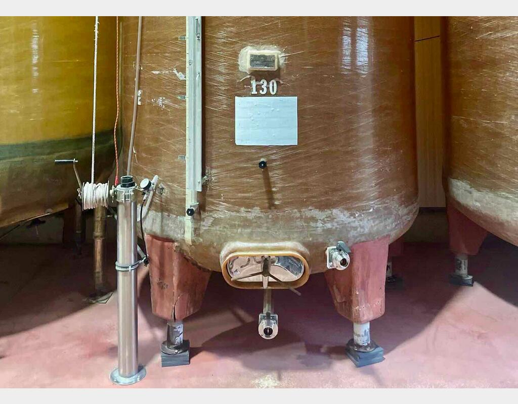 Cuve fibre de verre - Chapeau flottant 150 hl ( 15 000 litres)