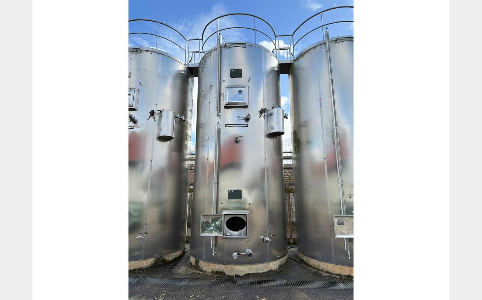 316 stainless steel tank - Insulated shell circuit 101 HL + 125 HL (22 600 litres) FELTRIN