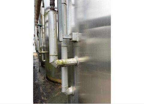 Cuve inox 316 - Circuit coquill&eacute; et isol&eacute;e 101 HL + 125 HL (22 600 litres) FELTRIN