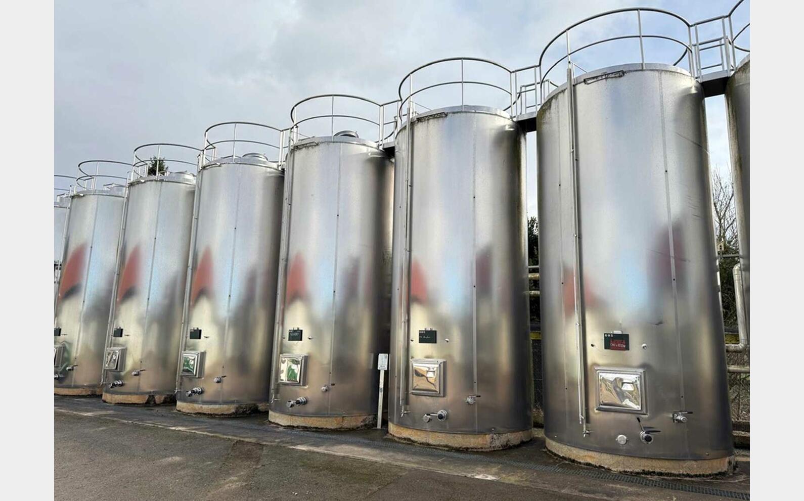 Cuve inox 316 - Circuit coquill&eacute; et isol&eacute;e 226 HL (22 600 litres) FELTRIN