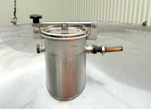 Cuve inox 304- Compartimentée - fond conique sur pieds