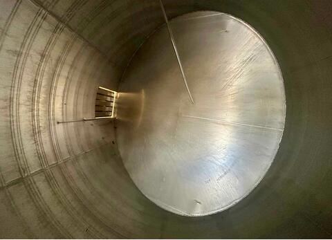 Stainless steel tank - Shell circuit - Flat sloping bottom