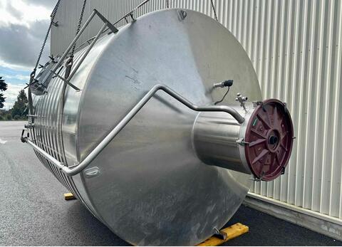 Stainless steel tank - Shell circuit - Flat sloping bottom