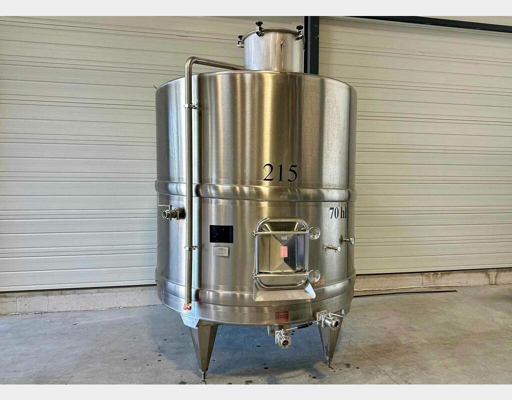 Stainless steel tank - Shell circuit 70 HL (7 000 litres) LEJEUNE