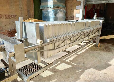 Filtre presse inox - année 2014 - Modéle 630 x 630 - 50PS