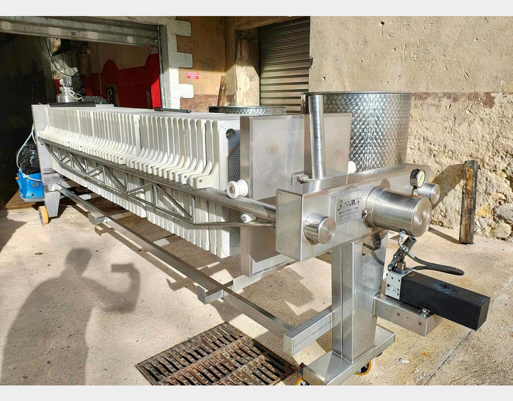 Filtre presse inox - ann&eacute;e 2014 - Mod&eacute;le 630 x 630 - 50PS