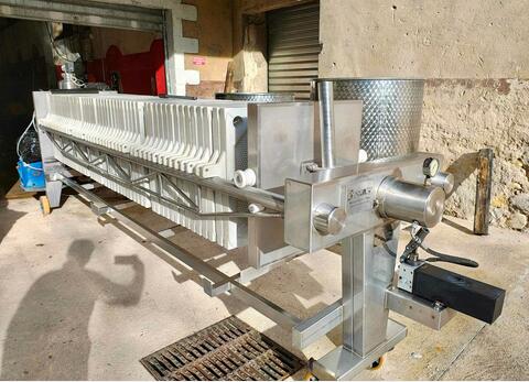 Filtre presse inox - année 2014 - Modéle 630 x 630 - 50PS