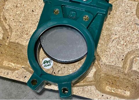 Vanne à guillotine - Verin pneumatique