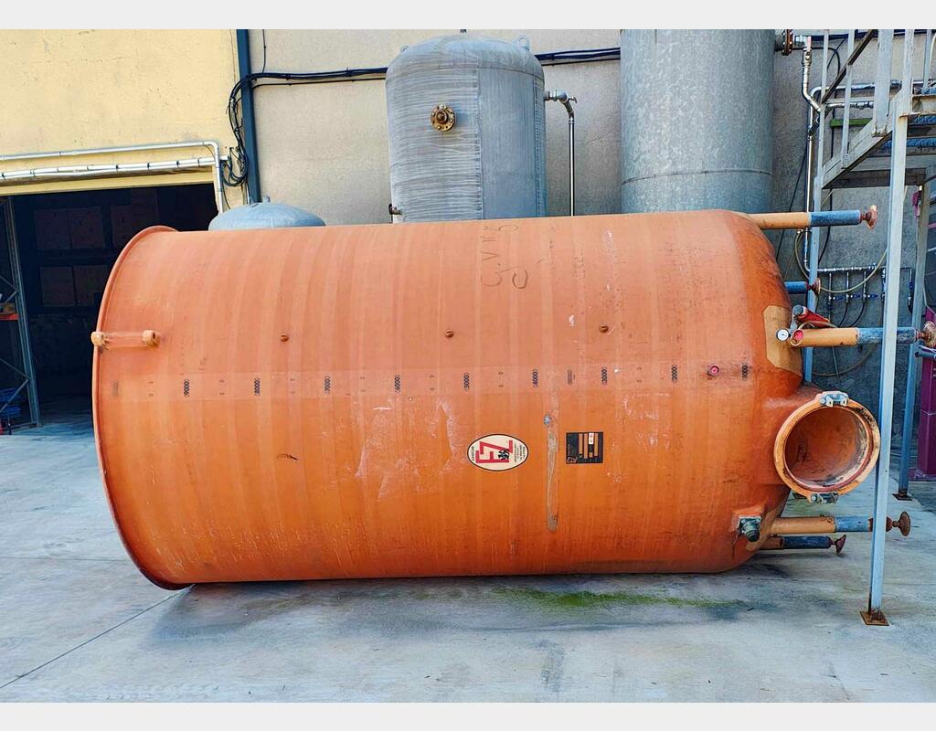 Cuve fibre - Chapeau flottant 100 HL (10 000 litres) FANTONI
