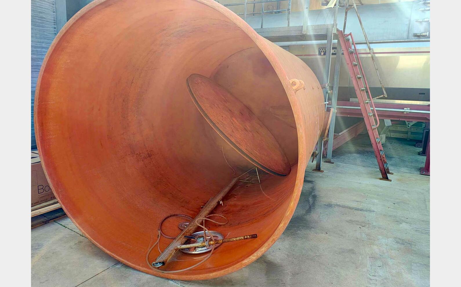 Fibre tank - Floating cover 100 HL (10 000 litres) FANTONI