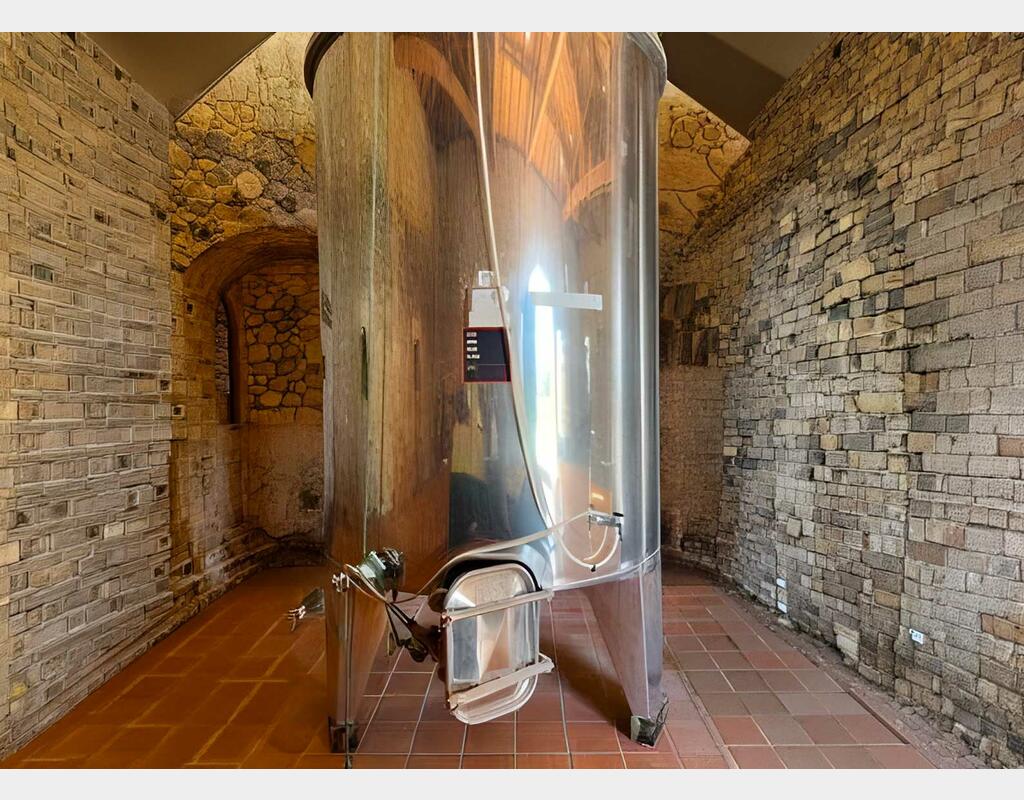 Cuve inox 304 chapeau flottant - cuve stckage alimentaire