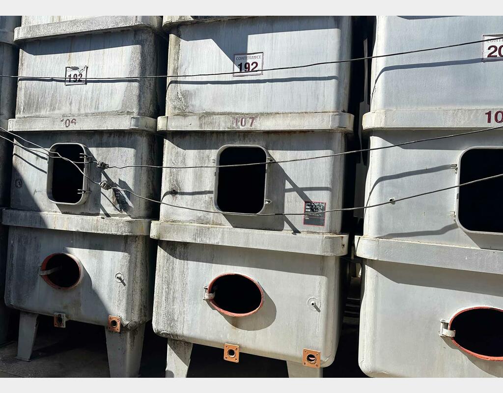 Epoxy-coated steel tank - Rectangular 192 HL (19,200 litres)