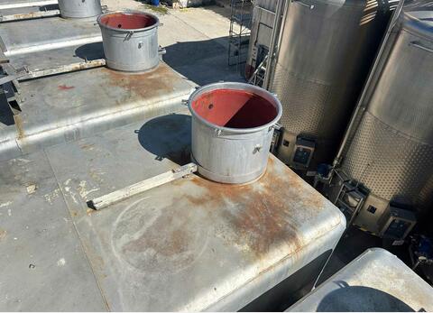 Cuve acier epoxy - Rectangulaire - Fond plat sur pieds