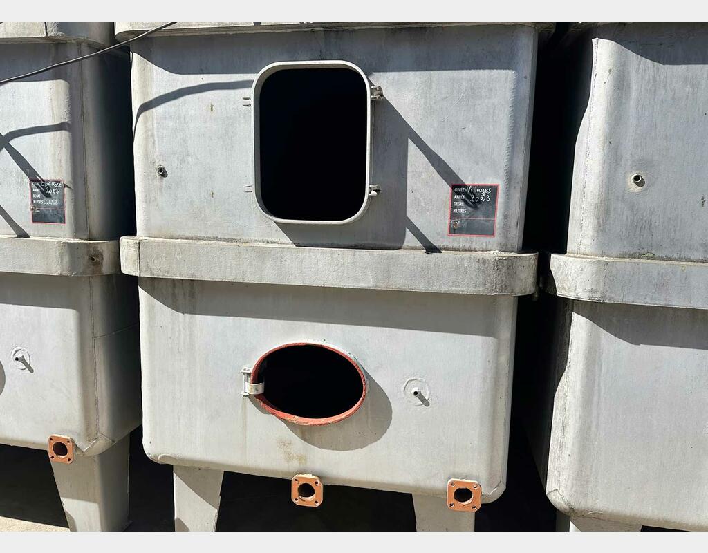 Epoxy-coated steel tank - Rectangular 204 HL (20,400 litres)