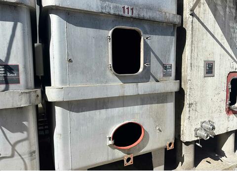 Cuve acier epoxy  Rectangulaire - Fond plat sur pieds