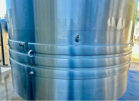 Cuve inox316L Thermor&eacute;gul&eacute;e pigeage 91 hl + 47 hl = 138 hl (13 800 litres) PIERRE GUERIN