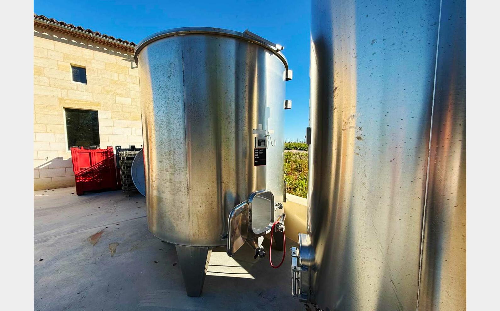 Cuve inox - Chapeau flottant 60 HL (6 000 litres) LEJEUNE