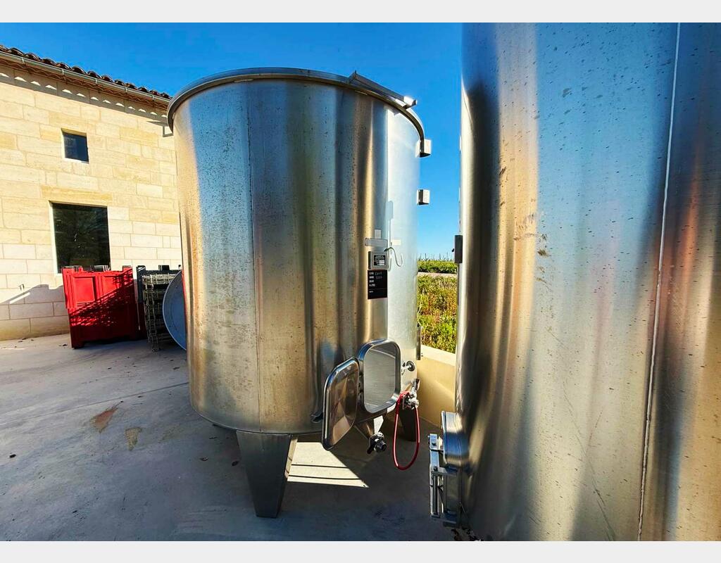 304 stainless steel tank with floating lid - food storage tank