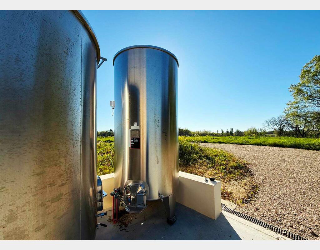 Cuve inox - Chapeau flottant 35 HL (3 500 litres) RURALINOX