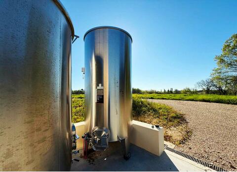 Stainless steel tank - Floating lid 35 HL (3.500 litres) LEJEUNE