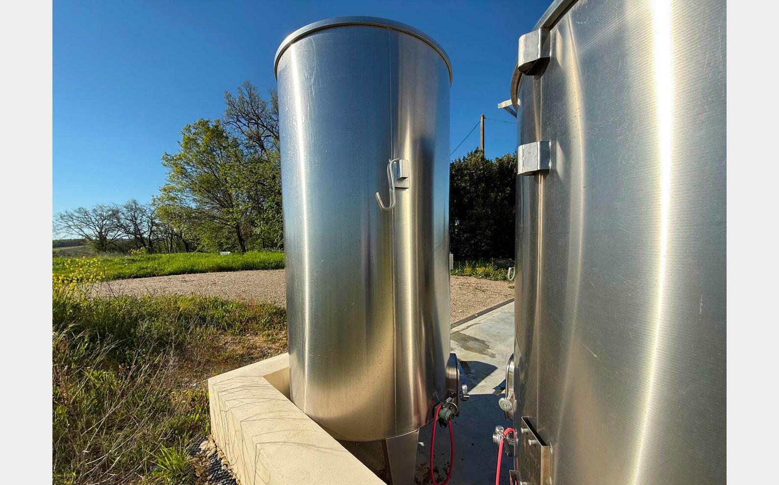 Stainless steel tank - Floating lid 35 HL (3.500 litres) LEJEUNE