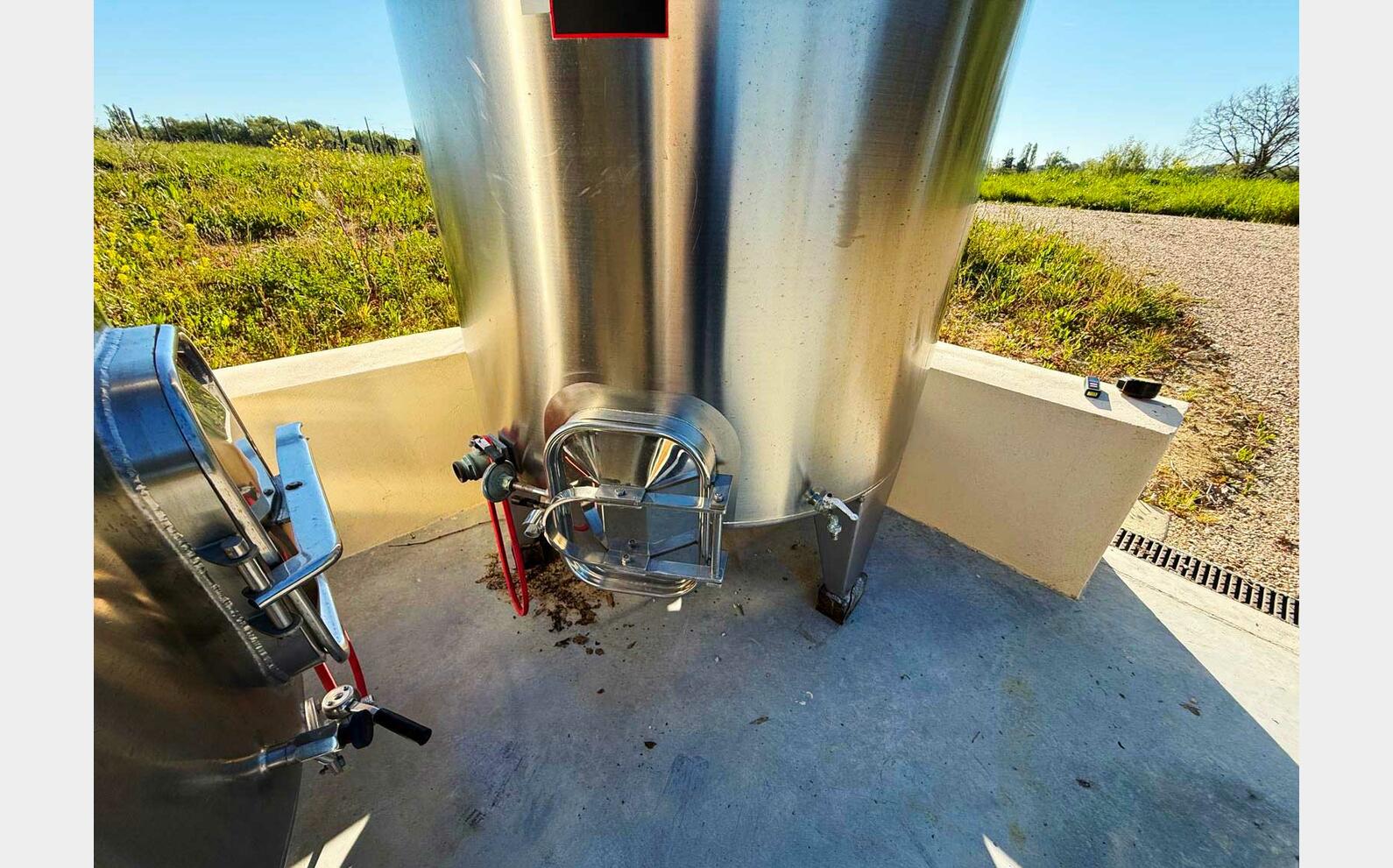 Stainless steel tank - Floating lid 35 HL (3.500 litres) LEJEUNE