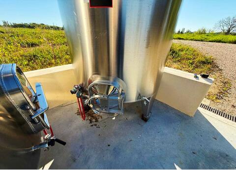 Stainless steel tank - Floating lid 35 HL (3.500 litres) LEJEUNE