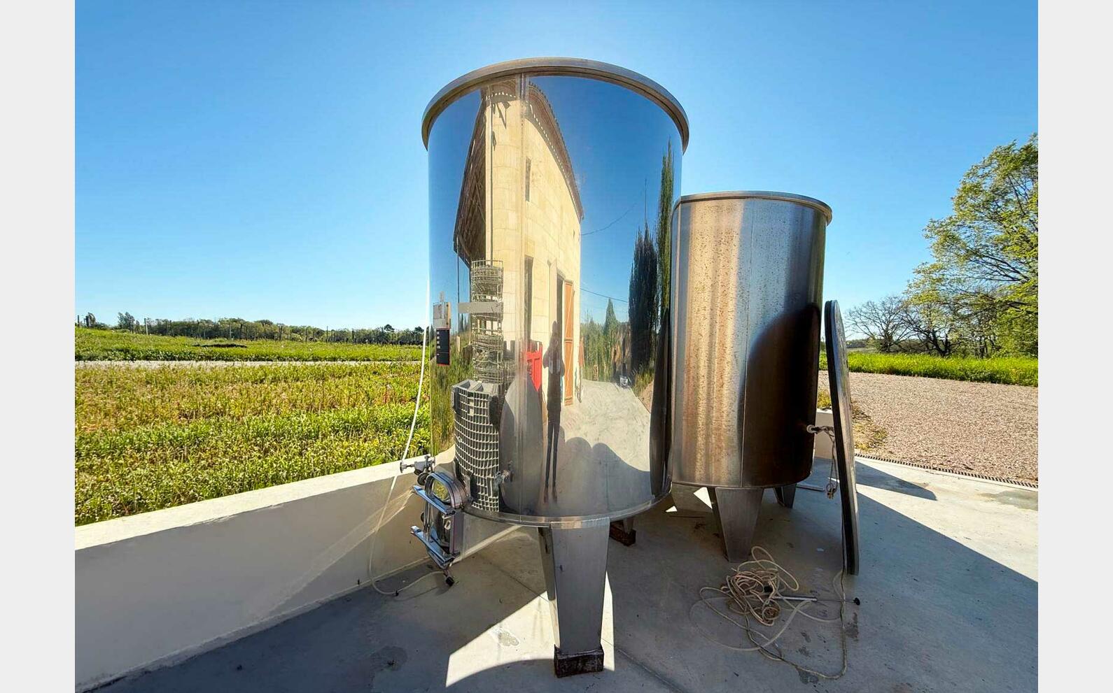 Stainless steel tank - Floating lid 32 HL (3,200 litres) LEJEUNE
