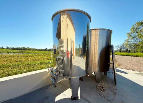 Stainless steel tank - Floating lid 32 HL (3,200 litres) LEJEUNE