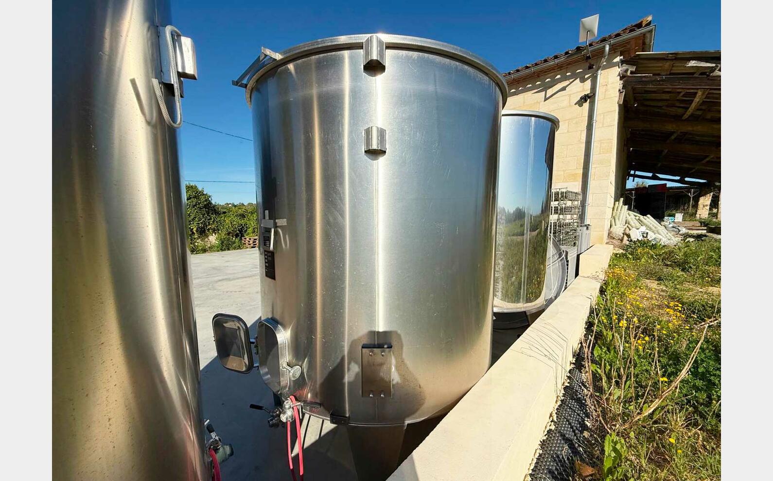 Cuve inox - Chapeau flottant 60 HL (6 000 litres) LEJEUNE