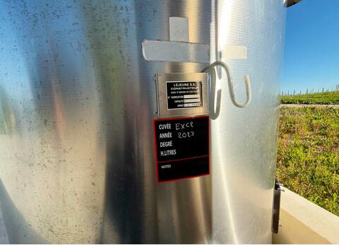 Stainless steel tank with floating lid 60 HL (6 000 litres) LEJEUNE