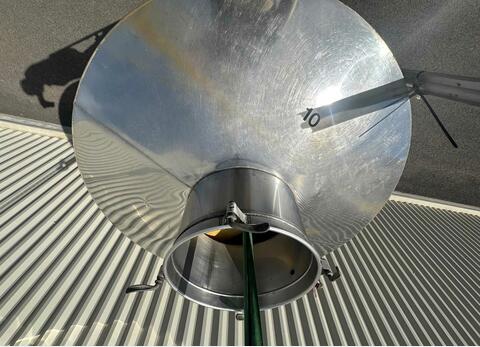 Stainless steel tank - Flat bottom with skirt 45 HL (4 500 litres)