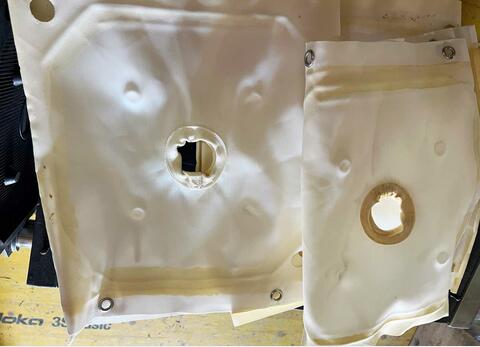 Filtre presse inox - année 1994