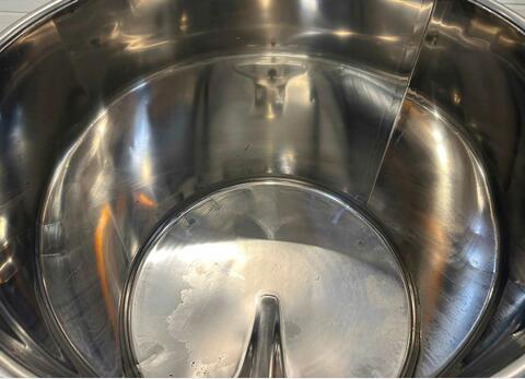 Cuve inox 304 ouverte fond conique - Cuve de stockage alimentaire