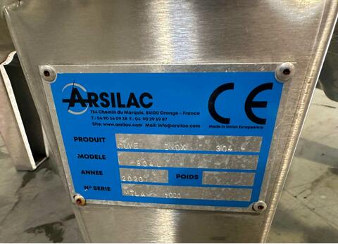 Open 304 stainless steel tank with a conical base 9.04 HL (904 litres) ARSILAC