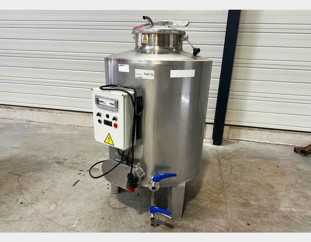 Insulated, temperature-controlled 304 stainless steel tank on legs 5 HL (500 litres) CESPEDES