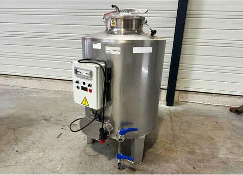 Cuve inox 304 isolée et thrtmorégulée - Cuve chauffante alimentaire